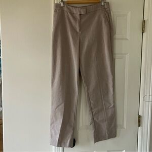 H & M Woman’s High Waisted wide Leg Khaki Dress Pants with Pockets (8)